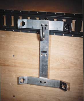 Backpack Blower Bracket – Snap-In Trailer Storage with Bungee Securing System, Part #262