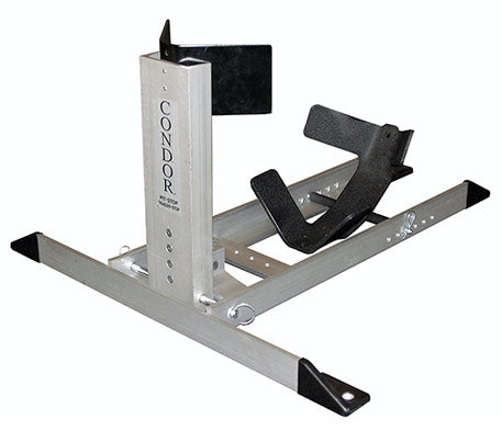 Condor Aluminum Wheel Chock – Universal Motorcycle Chock, E-Track Compatible, Up to 3,000 lbs