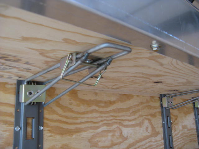 Wire Shelf Bracket – Adjustable E-Track Shelving for Trailers & Garages