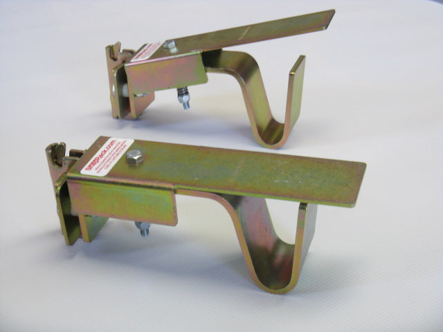 String Trimmer Brackets – Spring-Loaded Snap-In Wall Storage Hooks, Set of 2, Part #262