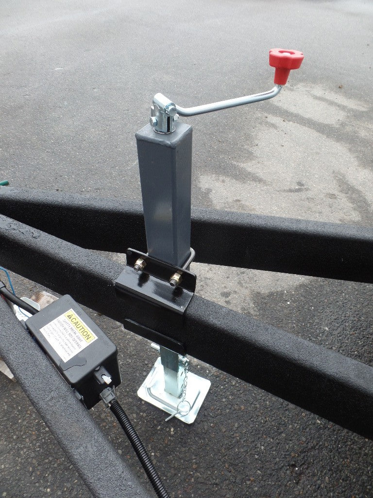 7,000 lb. Drop Leg Jack with Adjustable Bolt-On Bracket – No Welding Required  Part #700