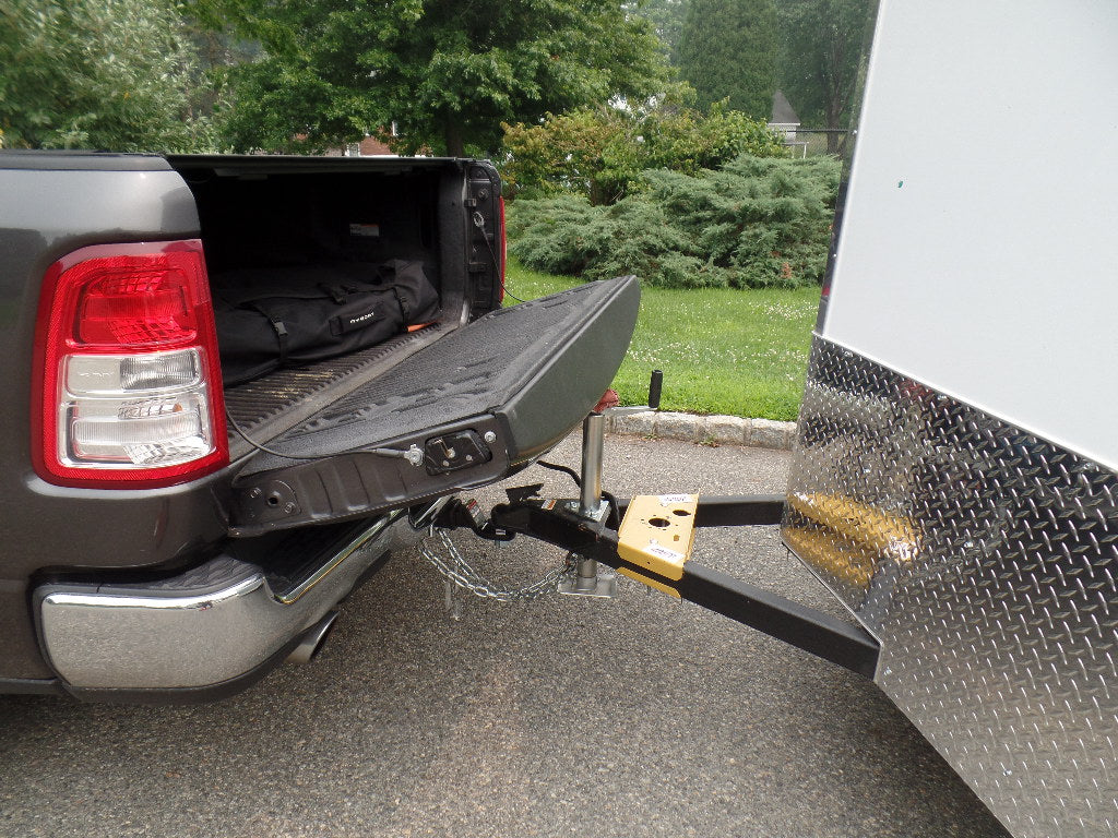 Tailgate Saver, move your trailer jack back so it does not hit your tailgate.