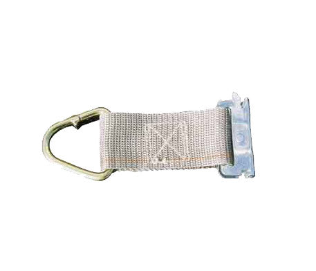 E-Track Sewn Tie-Off – Nylon Webbing Strap with Triangular Ring & E-Track Clip